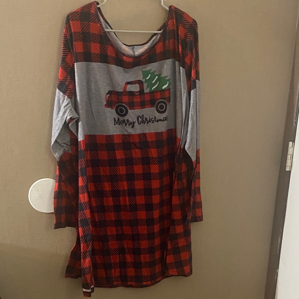 Plaid Christmas Moomoo